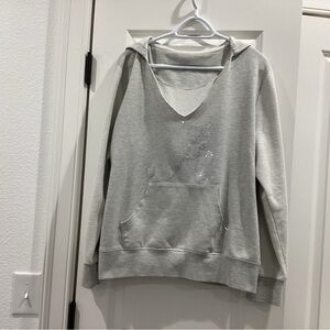 ALABAMA ROLL TIDE Gray Women's Hoodie with Front Pocket -Size XXL